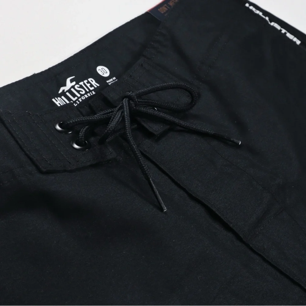 Hollister Men’s Board Short‎ Men’s Size 30 Black 9 Inseam NWT